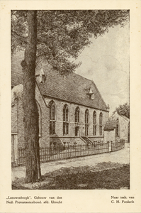 4909 Gezicht op de Leeuwenberghkerk (Servaasbolwerk) te Utrecht.
